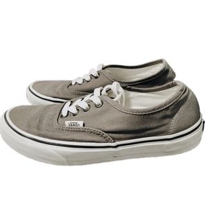 Vans Off The Wall Mens‎ Gray White 751505 Lace Up Low Top Sneakers Shoes US 6Br